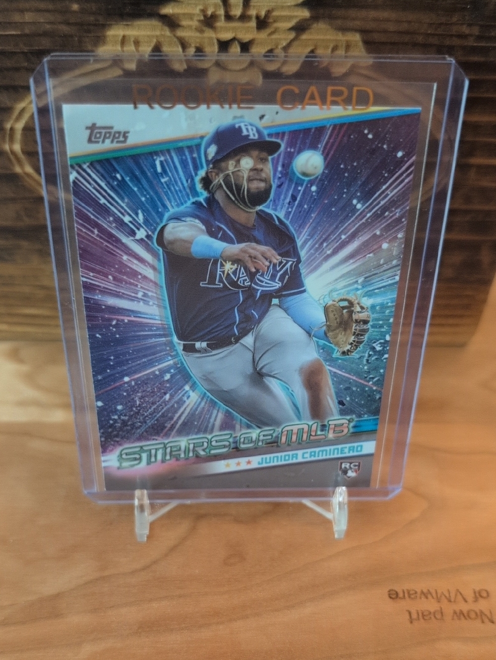 2024 Topps Junior Caminero Stars Of MLB Rookie Card Rays